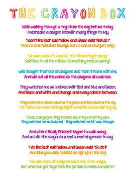 Featured image of post Box Of Crayons Poem