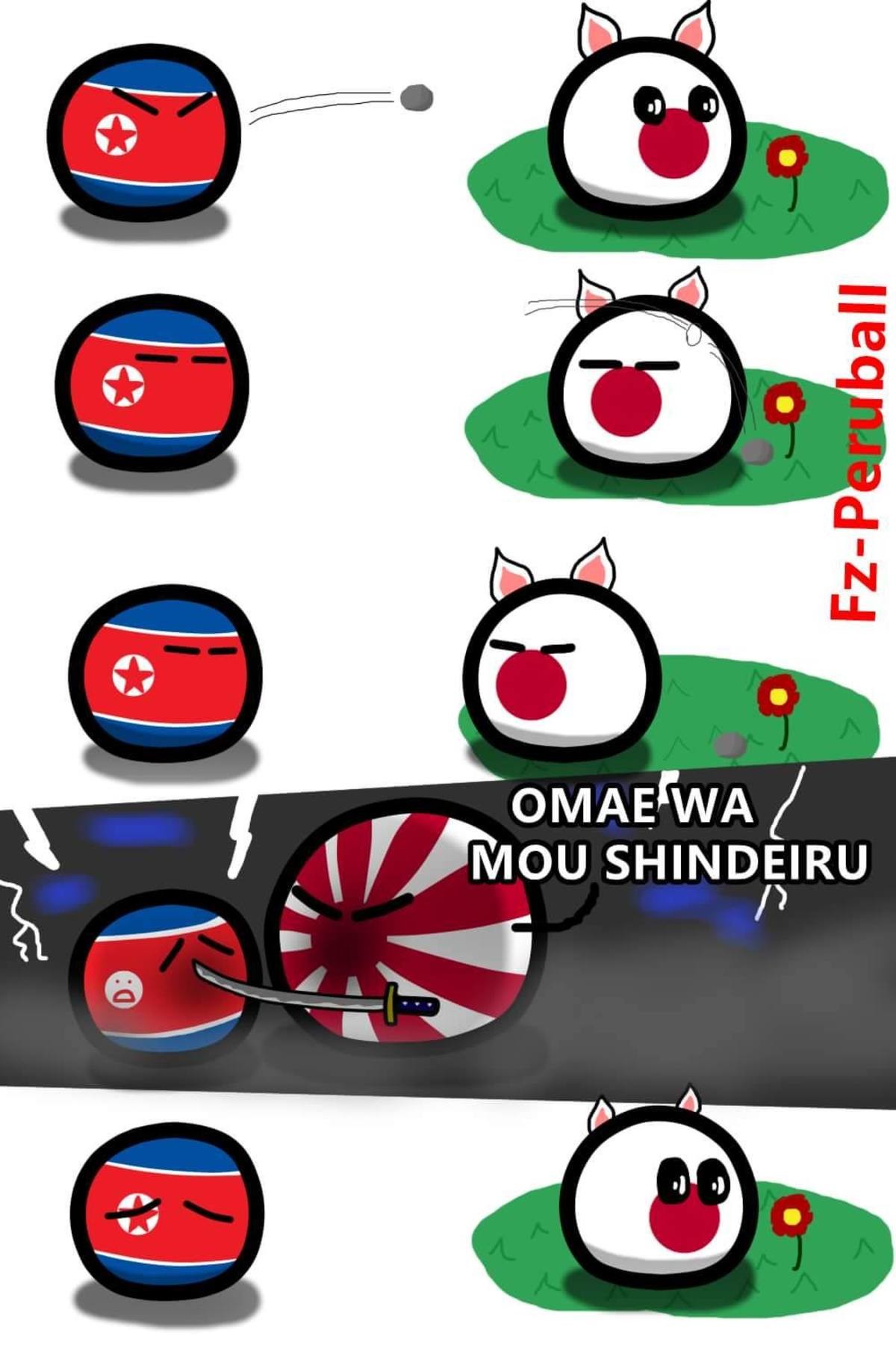 Featured image of post Countryballs Japan And South Korea