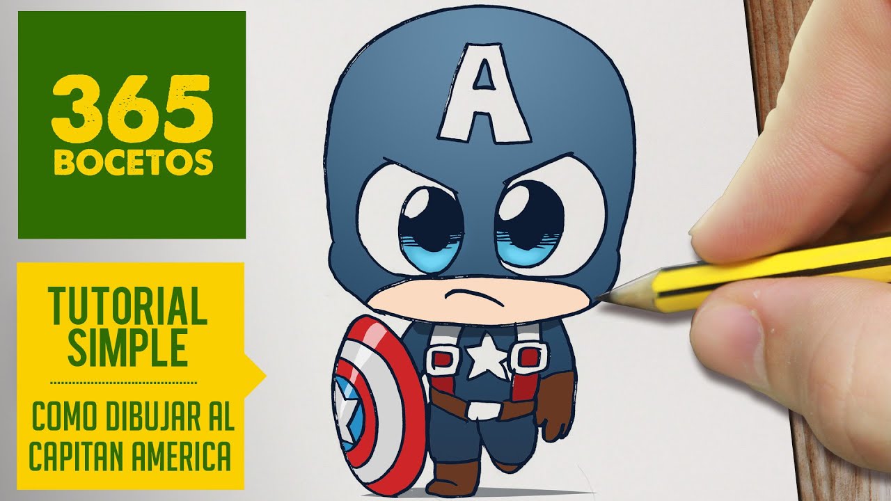 Featured image of post Dibujos De Capitan America Kawaii