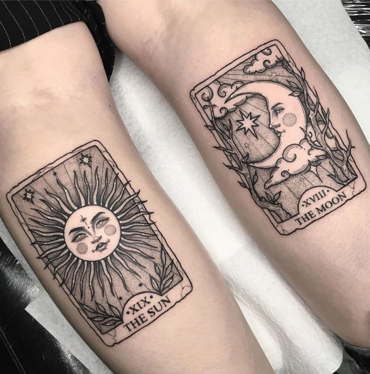 Featured image of post Matching Tarot Card Tattoos