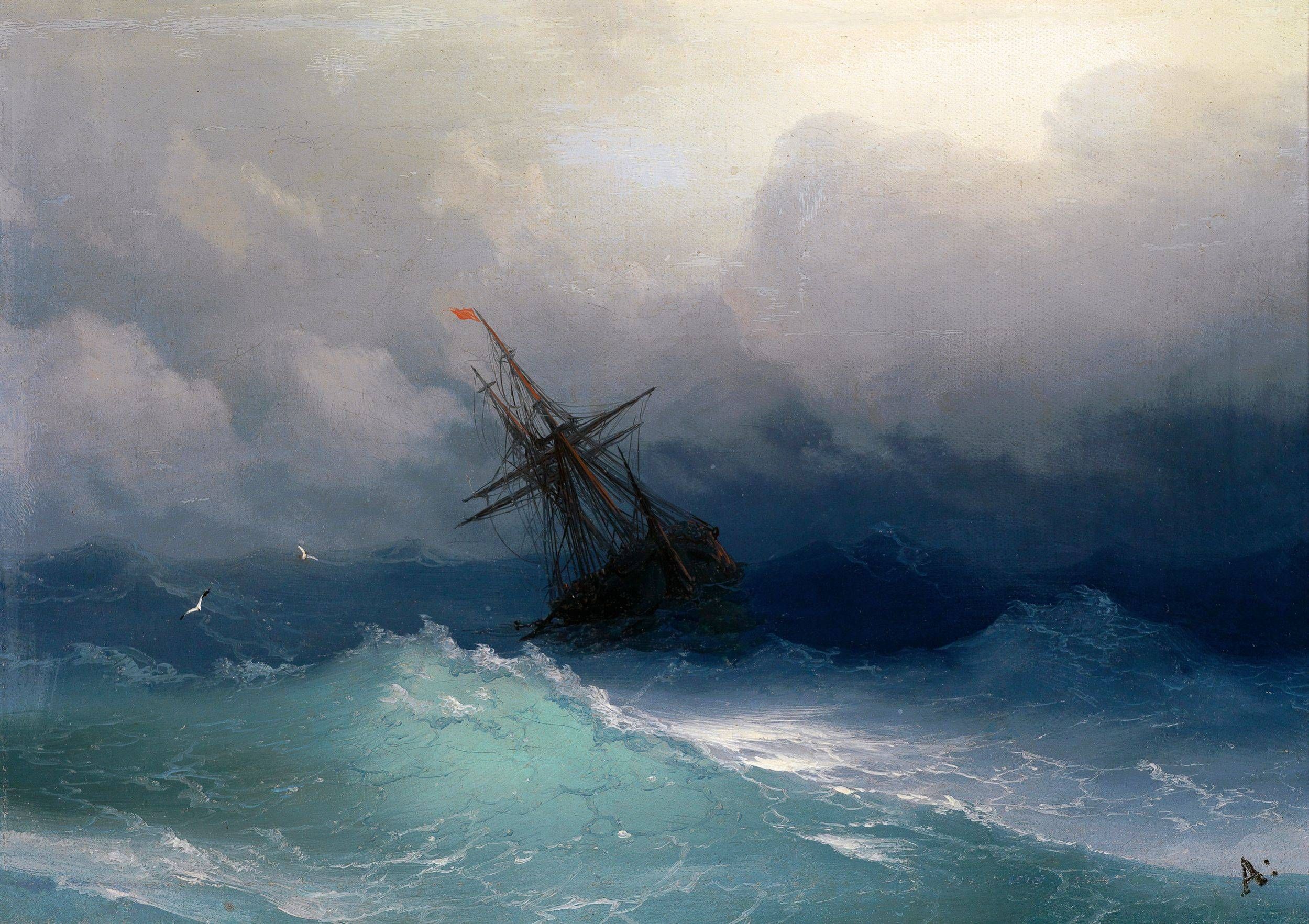 Featured image of post Ship In The Stormy Sea Ivan Aivazovsky