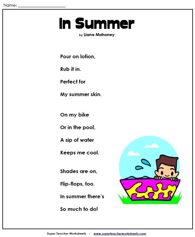 Featured image of post Summer Rhymes For Preschoolers