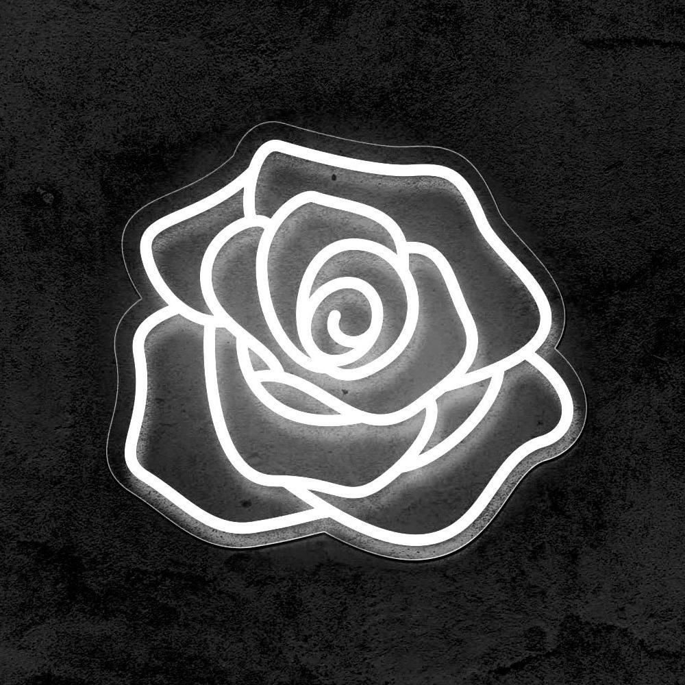 Featured image of post White Aesthetic Wallpaper White Neon Rose